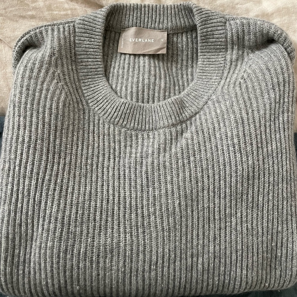 Everlane Grey Wool Sweater